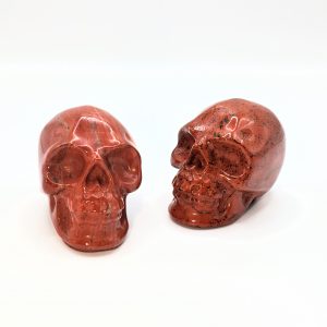 Crâne 50mm Jaspe Rouge