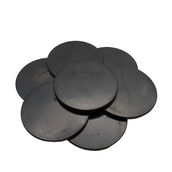 Plaque téléphone 40mm Shungite