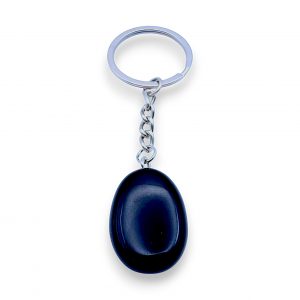 Porte clés Obsidienne Noire