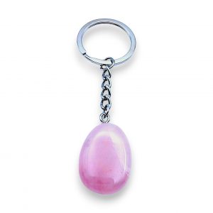 Porte clés Quartz Rose