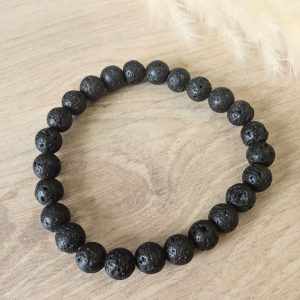 Bracelet Pierre de Lave 8mm