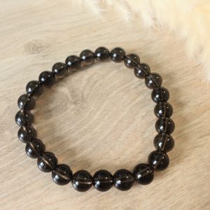 Bracelet Quartz fumé 8mm