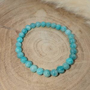 Bracelet Amazonite Pérou 6mm