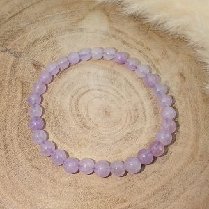 Bracelet Améthyste Lavande 6mm