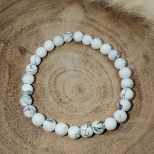 Bracelet Howlite Blanche